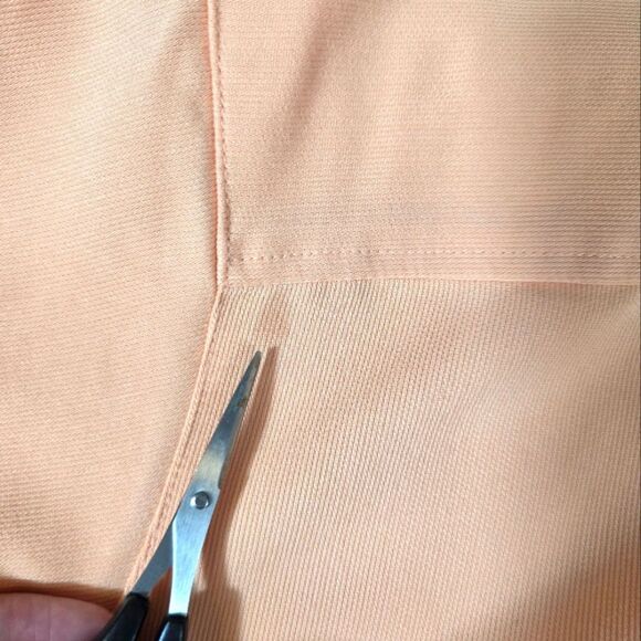 Cubavera Women’s XXL Peach Button-Down Blouse Short Sleeve - Picture 6 of 15